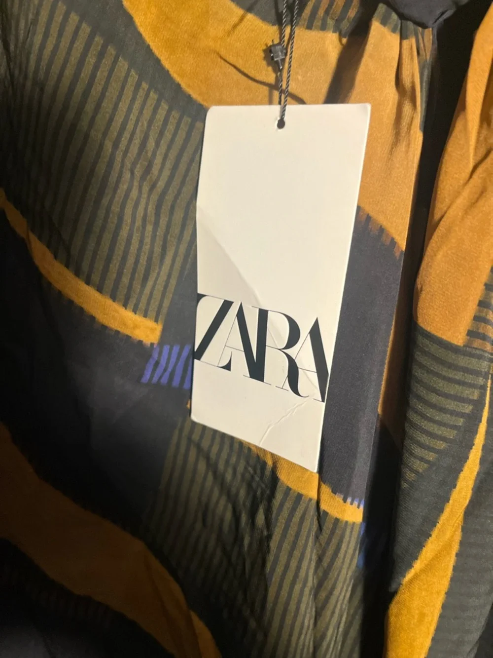 NWT Zara Dresses | Brown and Black Women’s Geometric Maxi Dress - Picture 5 of 6